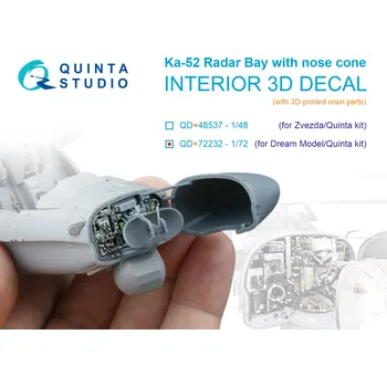 Plastikový model 1/72 Ka-52 radar bay (DREAM M./Quinta)