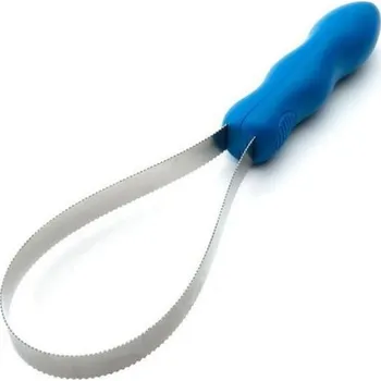 Hřeben na péči o koně 28x7,2 cm ABS nerez jezdecký kartáč škrabka protiskluzový kari hřeben pro dobytek zvířata a všechny typy psů