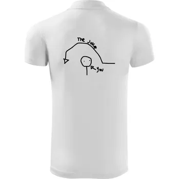 Pánská košile Vtip a ty - Polokošile Victory sportovní (dresovina) - 3XL ( Bílá )