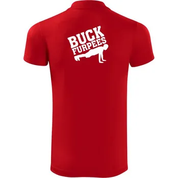 Pánská košile Buck furpees - Polokošile Victory sportovní (dresovina) - 2XL ( Červená )