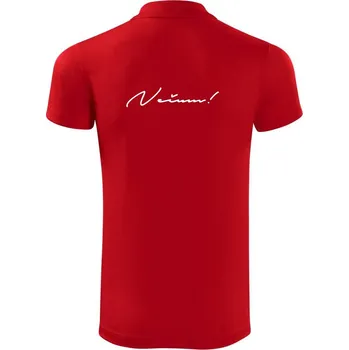 Pánská košile Řekni to - Nečum - Polokošile Victory sportovní (dresovina) - 3XL ( Červená )