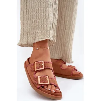 Dámské žabky Pantofle Step in style z ekokože s ozdobným lemem, 37 i240_213957_2:37