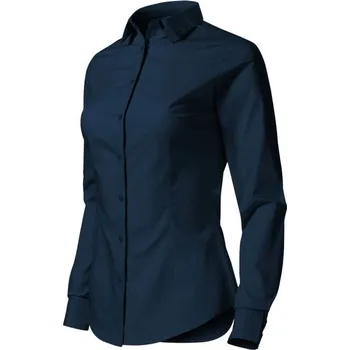 Dámské tričko Dámská košile Style LS (tmavě modrá) XL