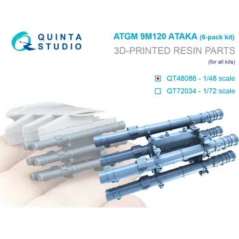 Plastikový model 1/48 9M120 Ataka ATGM, six-pack kit (for all kits)