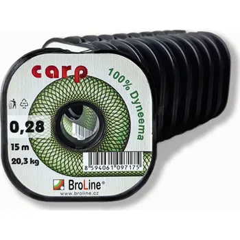 BRO-LINE Šňůra na návazce 100% DYNEEMA 10m Průměr: 0,16mm Získejte slevu -5% za registraci v e-shopu