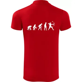Pánská košile Evoluce lukostřelba kladkový luk - Polokošile Victory sportovní (dresovina) - 2XL ( Červená )
