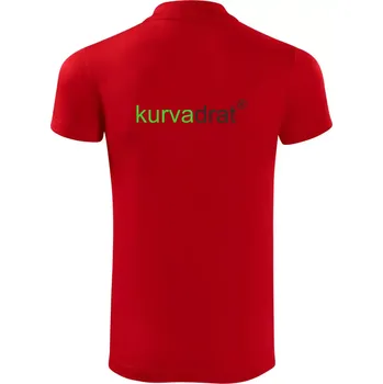 Pánská košile KurvaDrát - Polokošile Victory sportovní (dresovina) - S ( Červená )