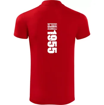 Pánská košile Limited edition 1955 pruh - Polokošile Victory sportovní (dresovina) - M ( Červená )