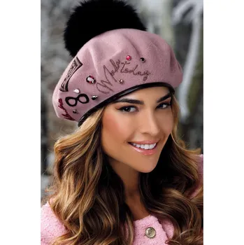 Čepice KRUMLOVANKA W-0750/540 starorůžová