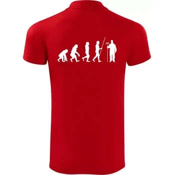 Pánská košile Evoluce malíř pokojů - Polokošile Victory sportovní (dresovina) - XL ( Červená )