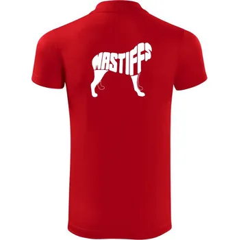 Pánská košile Mastif - Polokošile Victory sportovní (dresovina) - L ( Červená )