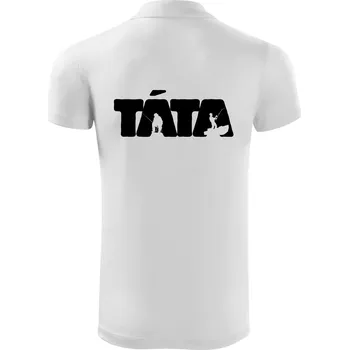Pánská košile Táta nápis - rybář - Polokošile Victory sportovní (dresovina) - 3XL ( Bílá )