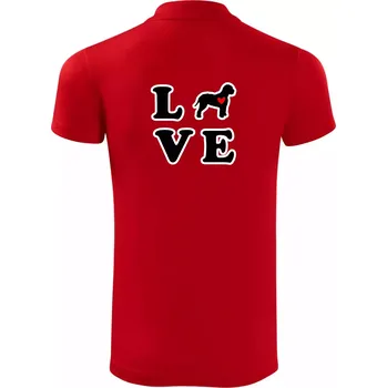 Pánská košile Lagotto romagnolo LOVE - Polokošile Victory sportovní (dresovina) - S ( Červená )