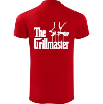 Pánská košile The Grillmaster - Polokošile Victory sportovní (dresovina) - L ( Červená )