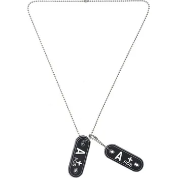 psí známka Dog Tag PVC Krevní skupina A+ pozitivní