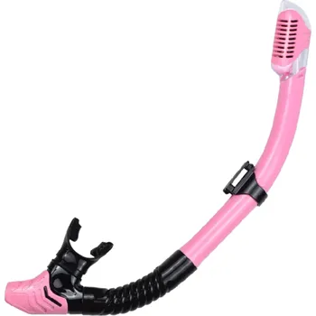 Potápěčské vybavení Šnorchl pro potápění se vzduchovým ventilem PC+TPR+silikon Odolný náustek Komfortní dýchání Plavání Šnorchlování Vodní sporty růžová