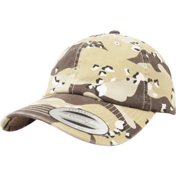 Kšiltovka Kšiltovka Low Profile Camo Washed Cap, Brandit, Desert