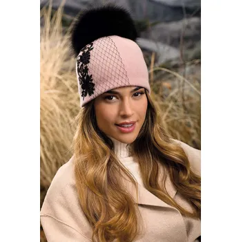 Čepice KRUMLOVANKA W-0822/375 růžová
