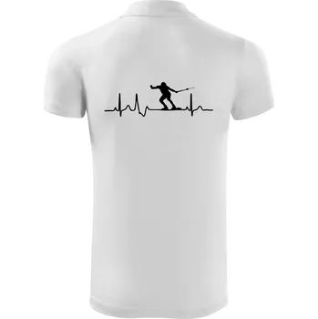 Pánská košile EKG vodní lyžování - Polokošile Victory sportovní (dresovina) - 3XL ( Bílá )