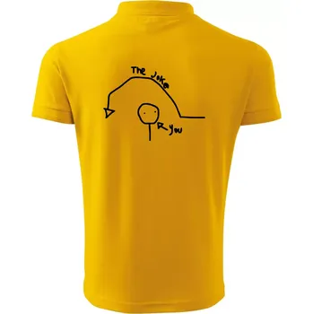 Pánská košile Vtip a ty - Polokošile pánská Pique Polo 203 - 2XL ( Žlutá )