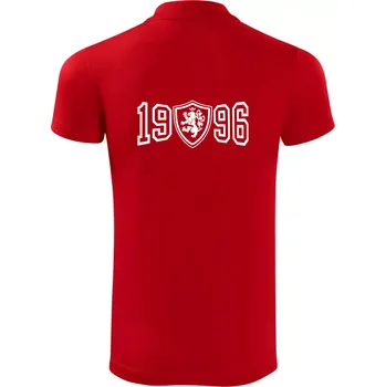 Pánská košile Narozeninový motiv - znak - 1996 - Polokošile Victory sportovní (dresovina) - M ( Červená )