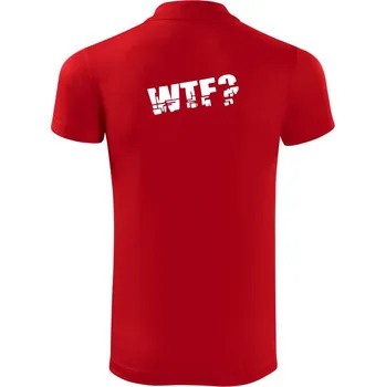 Pánská košile WTF? - Polokošile Victory sportovní (dresovina) - XL ( Červená )