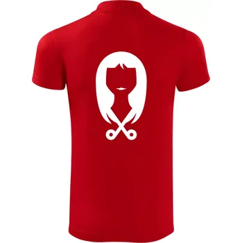 Pánská košile Dámská kadeřnice - Polokošile Victory sportovní (dresovina) - S ( Červená )