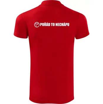 Pánská košile Nechápu to - pořád to nechápu - Polokošile Victory sportovní (dresovina) - S ( Červená )