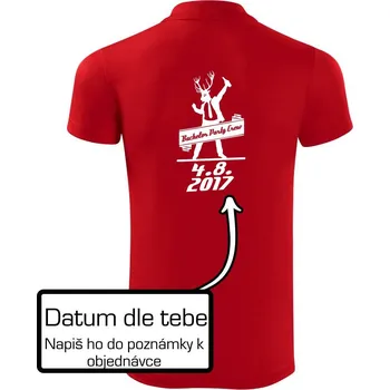 Pánská košile Bachelor Crew - Polokošile Victory sportovní (dresovina) - XL ( Červená )