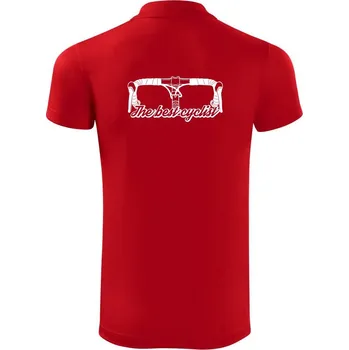 Pánská košile The best cyclist - Polokošile Victory sportovní (dresovina) - S ( Červená )