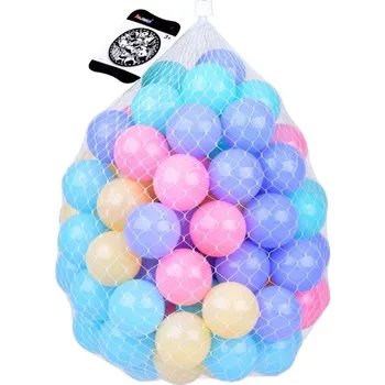 Dětský míč JOKOMISIADA Pastelové hrací míčky v síťce 100ks 5.5 cm