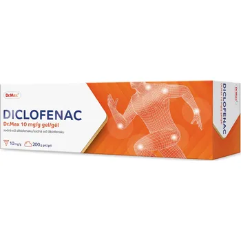 Lék na bolest, zánět a horečku Dr. Max Diclofenac 10 mg, 200 g