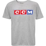 Triko CCM HERITAGE 3 Block Tee Grey Velikost: M