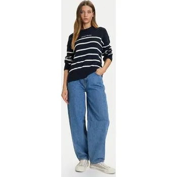 Dámský svetr Guess Jeans Svetr W5BR03 Z3HM1 Tmavomodrá Relaxed Fit XS