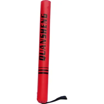 Boxerská tréninková hůl 50x5 cm PU kůže Reakční hůl pro Muay Thai MMA Kickbox Taekwondo Bojové sporty Rychlostní terč Fitness vybavení červená