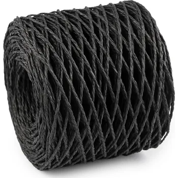 Příze Lýko rafie přírodní, k pletení tašek Ø1,5 mm černá 1 ks