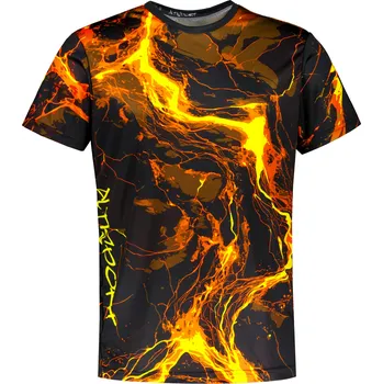 Pánské tričko Pánské funkční triko premium ALTISPORT VOJ/ALM071TR01 ČERNOŽLUTÁ L