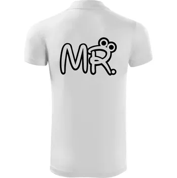Pánská košile Mr, Mrs a Jr rodinná trička - Polokošile Victory sportovní (dresovina) - 3XL ( Bílá )