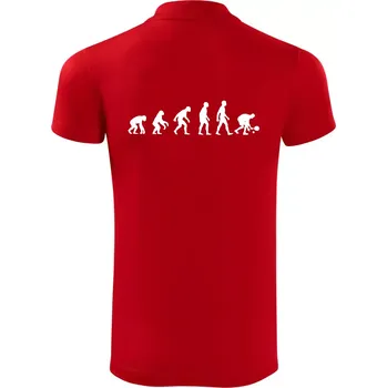 Pánská košile Evoluce padel - Polokošile Victory sportovní (dresovina) - XL ( Červená )