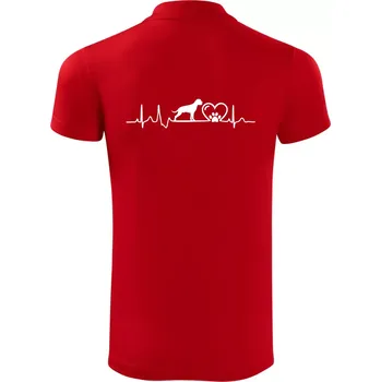 Pánská košile Německý boxer EKG - Polokošile Victory sportovní (dresovina) - 2XL ( Červená )