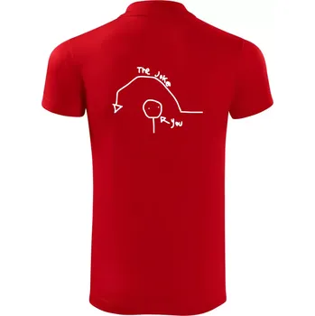 Pánská košile Vtip a ty - Polokošile Victory sportovní (dresovina) - XL ( Červená )