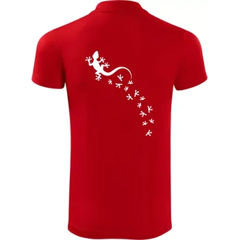 Pánská košile Geocaching Gekoni - Polokošile Victory sportovní (dresovina) - XL ( Červená )