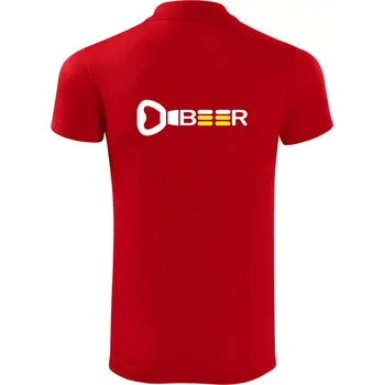 Pánská košile Otvírák Beer - Polokošile Victory sportovní (dresovina) - 2XL ( Červená )