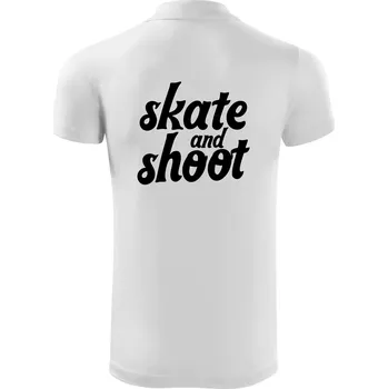 Pánská košile Biatlon skate and shoot - Polokošile Victory sportovní (dresovina) - 2XL ( Bílá )