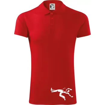 Pánská košile Capoeira velký - Polokošile Victory sportovní (dresovina) - L ( Červená )