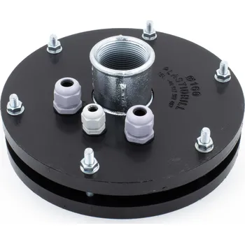 Příslušenství k čerpadlu PLASTIDRILL Instalační hlavice na vrt 140mm, 1 1/4", s odvzdušněním a vývodkou pro sondy (PG9)