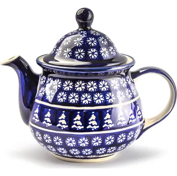 Konvice na čaj Bolesławiec 1,6 l – konvice na čaj a kávu – dek. 243A (2. jakost)