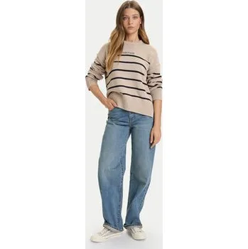 Dámský svetr Guess Jeans Svetr W5BR03 Z3HM1 Béžová Relaxed Fit L