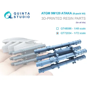 Plastikový model 1/72 9M120 Ataka ATGM, six-pack kit (for all kits)
