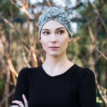 Čepice Modrá šnečí čepice-turban Art Of Polo, modrá 50-60 cm i384_31389329